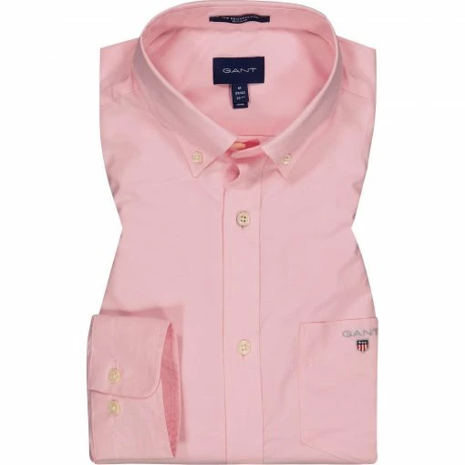 Bestpreis 🛒 Gant Hemd B.D. 3046400/637 Regular Fit, Popeline, Pink 👍 -Hemden Verkaufsgeschäft 385224 master