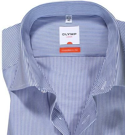 Besorgen 🎉 OLYMP Hemd Luxor Modern Fit 0326/64/15 Popeline, Blau-weiß gestreift, Blau 👍 2 Besorgen 🎉 OLYMP Hemd Luxor Modern Fit 0326/64/15 Popeline, Blau-weiß gestreift, Blau 👍 – Bild 2