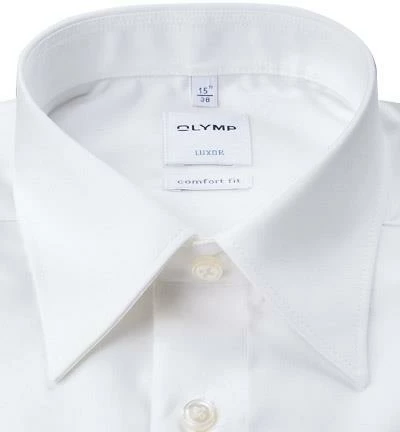 Neu 🧨 OLYMP Hemd Luxor Comfort Fit 0258/64/00 Popeline, Weiß ⭐ 2 Neu 🧨 OLYMP Hemd Luxor Comfort Fit 0258/64/00 Popeline, Weiß ⭐ – Bild 2