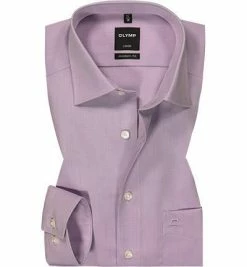 Auslauf 🔥 OLYMP Hemd Luxor Modern Fit 0304/64/71 Chambray, Flieder, Altrose 👏