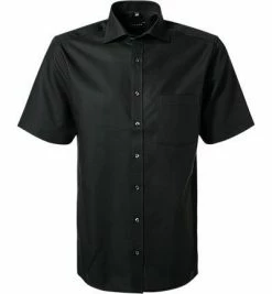 Coupon ⌛ ETERNA modern fit 1/2 Arm Kent 1100/C187/39 Kurzarmhemd, Popeline, Schwarz 👍