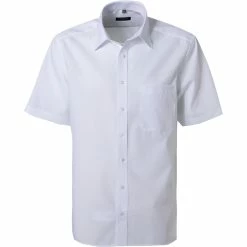 Blitzangebot 😍 ETERNA comfort fit 1/2 Arm Kent 1100/K198/00 Kurzarmhemd, Popeline, Weiß 🔔