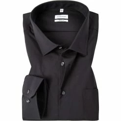 Beste Bewertungen von ✨ Seidensticker Hemd 001000/84 Regular Fit, Popeline, Schwarz 😉