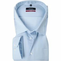 Aktion 🧨 Seidensticker Hemd 0000/48 Modern Fit, Baumwolle, Bleu, Hellblau 😉 -Hemden Verkaufsgeschäft 90193 master