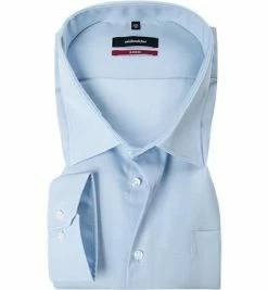 Aktion 🧨 Seidensticker Hemd 0000/48 Modern Fit, Baumwolle, Bleu, Hellblau 😉 -Hemden Verkaufsgeschäft 90193 norm