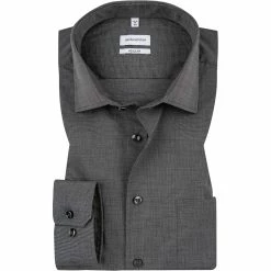 Besorgen 🌟 Seidensticker Hemd 0000/67 Regular Fit, Baumwolle, Grau ✔️ -Hemden Verkaufsgeschäft 90195 master